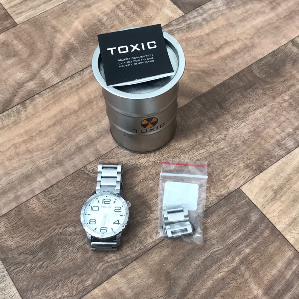 Toxic stainless steal mens watch